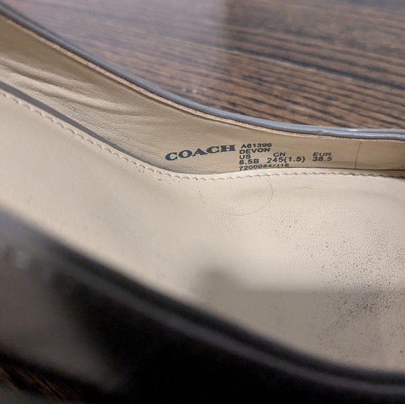 Coach Devon Rounded Toe 3” Heels Size 8.5 - Picture 4 of 5